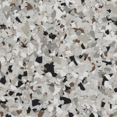 Multicolored decorative floor flakes texture