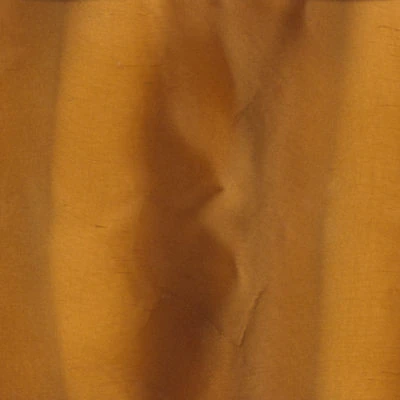 Gold silk fabric with subtle texture