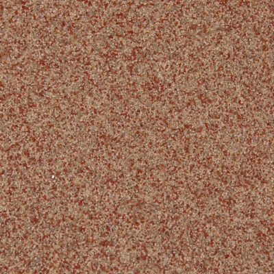 Close-up of coarse brown sandpaper texture.