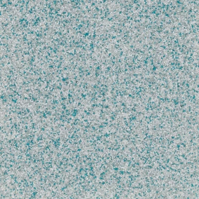 Close-up of blue and gray terrazzo texture.